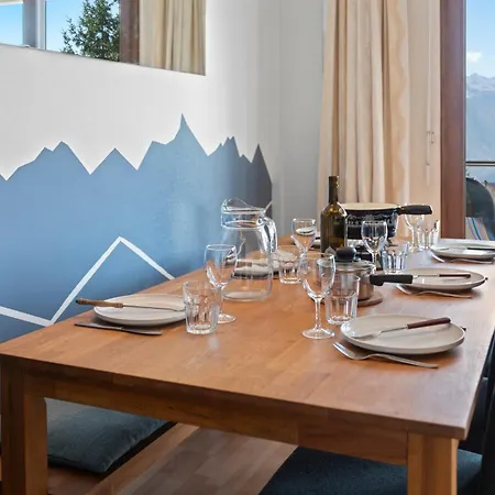 Crans-montana, 5 Pers, Balcon Vue Et Parking Prive アパート *