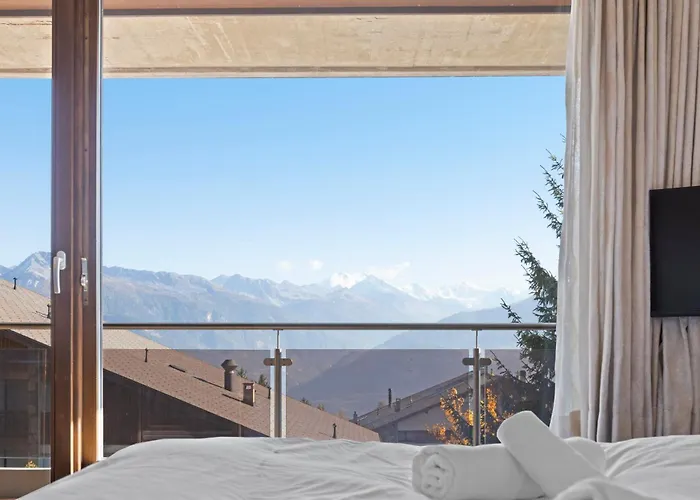 Crans-montana, 5 Pers, Balcon Vue Et Parking Privé *
